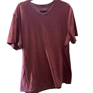 Apt. 9 Men's Plum V-Neck Tee